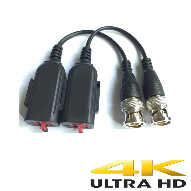 Passive video balun tot 4K - cat24
