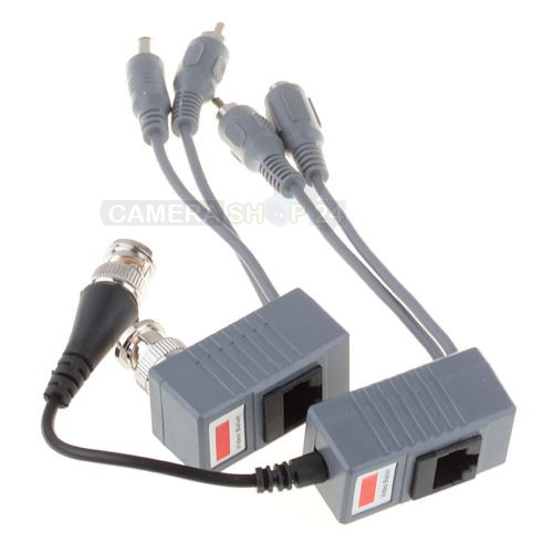  Video balun -8 MP - video-audio-12v - cat14