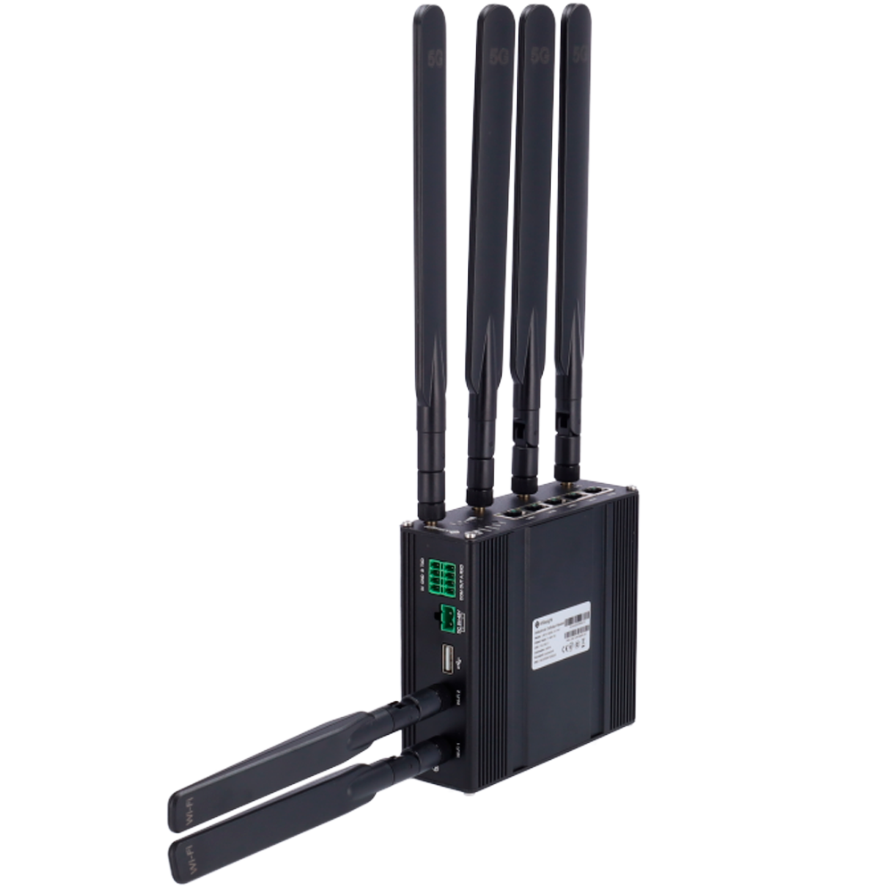 Milesight industriele 5G WiFi router - GPS - dual-band - PoE - UR75-500GL-G-P-W