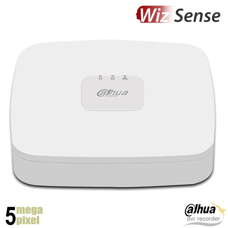 Dahua 5MP 4 kanaals XVR recorder - 4x BNC + 2 IP - WizSense - XVR5104C-IQ