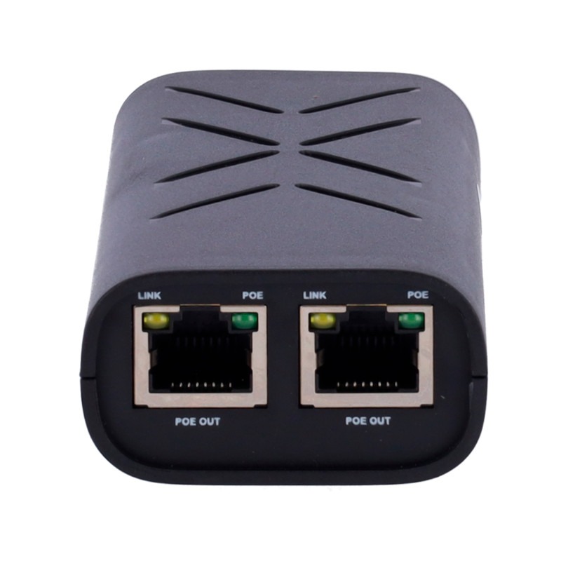 PoE injector 60W - 2x PoE - tot 1000Mbps - poe31