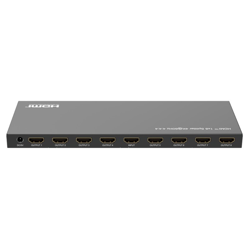 4K HDMI splitter - 8 poorten - HDMI1X8-4K60