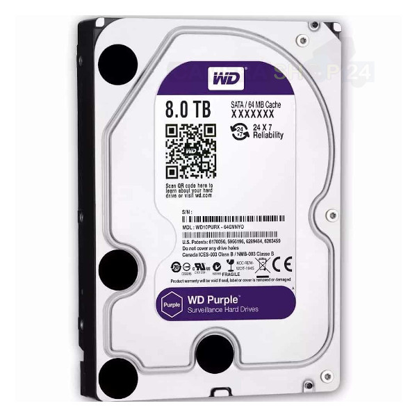 8000gb Western Digital Purple harde schijf