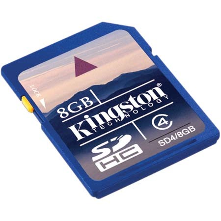SD kaart 8GB Kingston - mc4