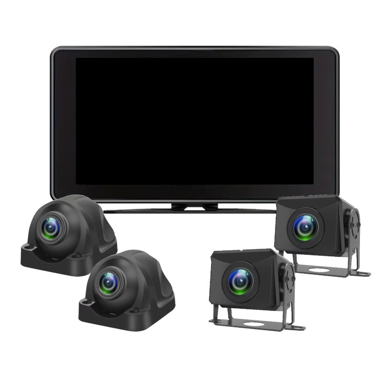 AHD camperkit - touchscreen - 4 camera's - SD-kaart slot - mbs42-1