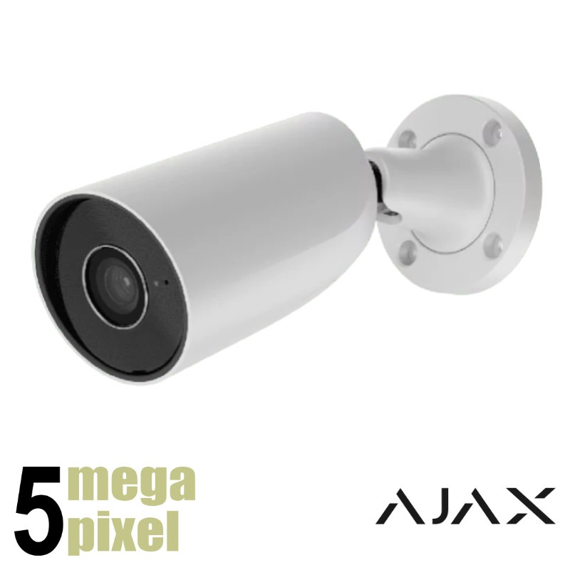 Ajax 5MP IP bullet camera - 35m - 2.8mm - SD-kaart slot - microfoon - AI - BC5-28-W