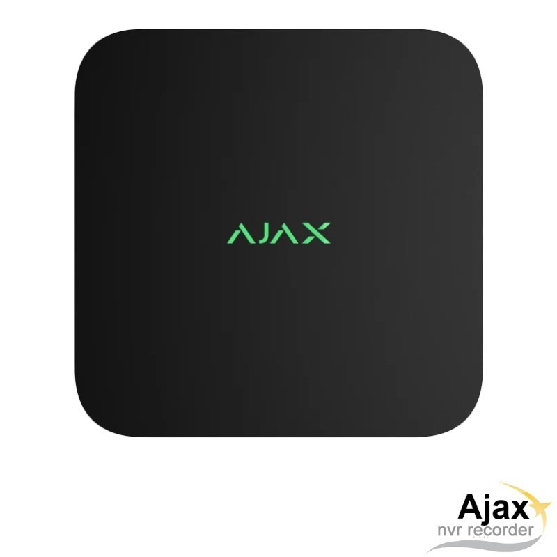 Ajax 4K 8 kanaals NVR recorder - compact - geen PoE - NVR8-B