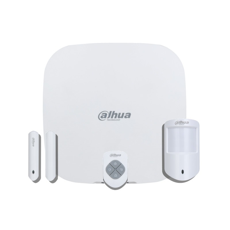 Dahua draadloos smart alarmsysteem kit - geen abbonement - ART-ARC3000H-03-W2