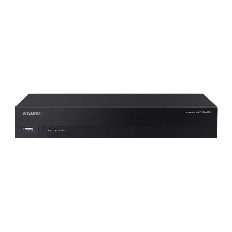 Hanwha 4K 4 kanaals NVR recorder - 4x PoE - Wisenet - NDAA compliant - ARN-410S