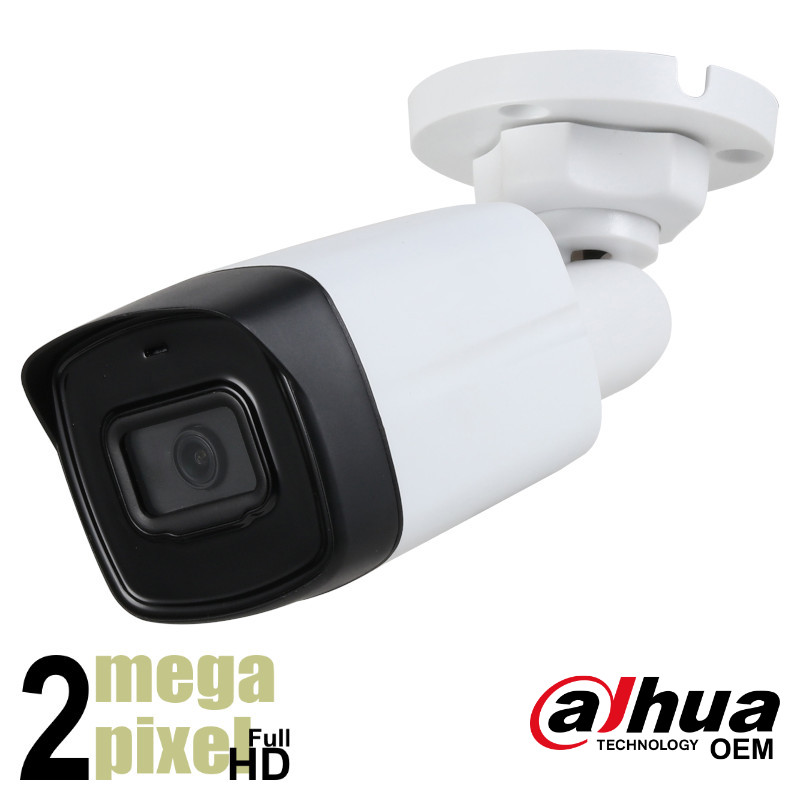 Dahua OeM  Full HD 4in1 bullet camera - 80m - 2.8mm lens - audio - B201A-2E4N1