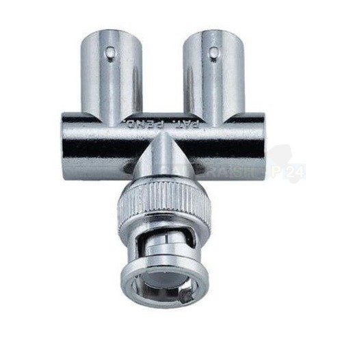 BNC Y 2x female bnc male connector - bncc26