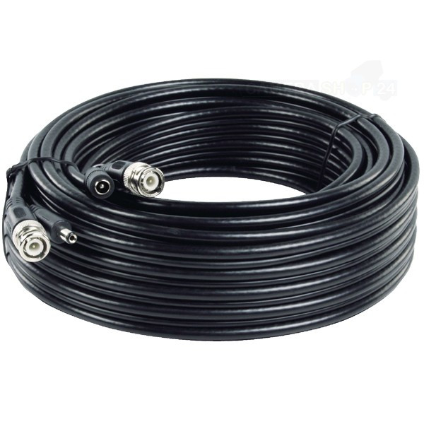 15 meter combi coax / 12V kabel - cc4