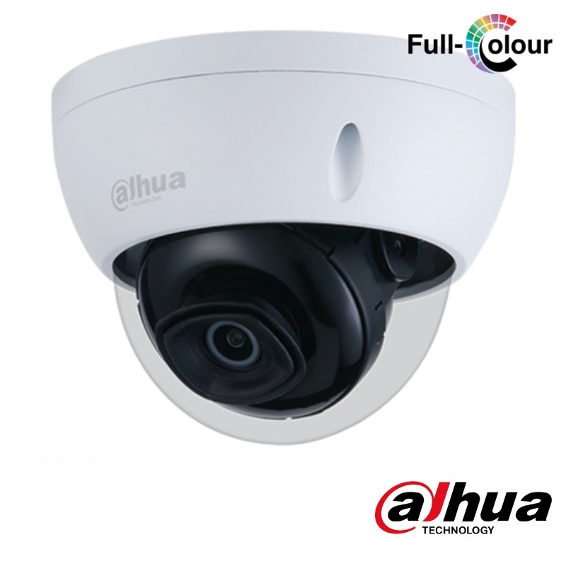 Dahua 4MP IP dome - 50m - 3.6mm - Full Color - WizSense - HDBW3449E-AS-NI
