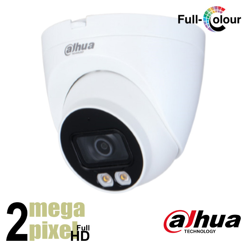 Dahua Full HD IP - full color - microfoon - 2,8mm lens - HDW2239T-AS-LED-S2