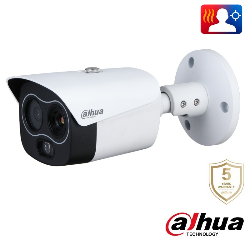 Dahua 4MP IP Hybrid Bullet Camera Thermische DHI-TPC-BF1241-TB7F8-DW-S8