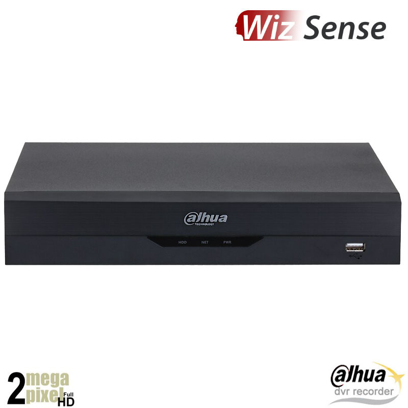 Dahua Full HD 16 kanaals XVR recorder - 16x BNC + 2 IP - WizSense - XVR4116HS-IQ