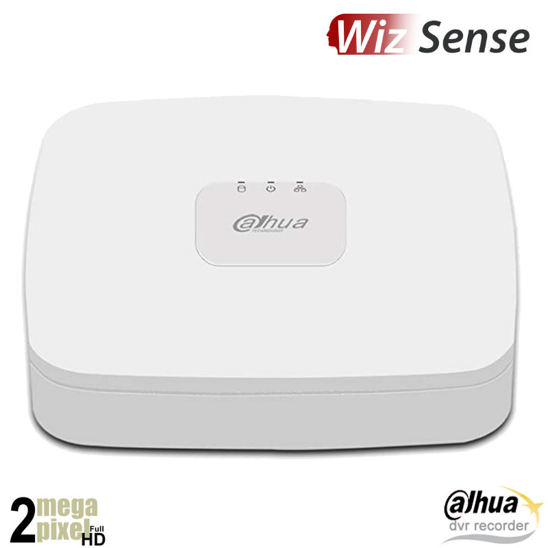 Dahua Full HD 4 kanaals XVR recorder - 4x BNC + 1 IP - WizSense - XVR4104C-I