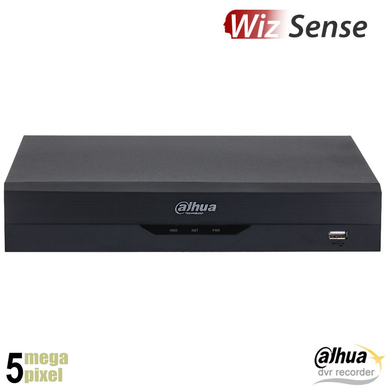Dahua 5 megapixel 5in1 XVR - 4 kanaals + 2 IP - Wizsense XVR5104H-I3Q