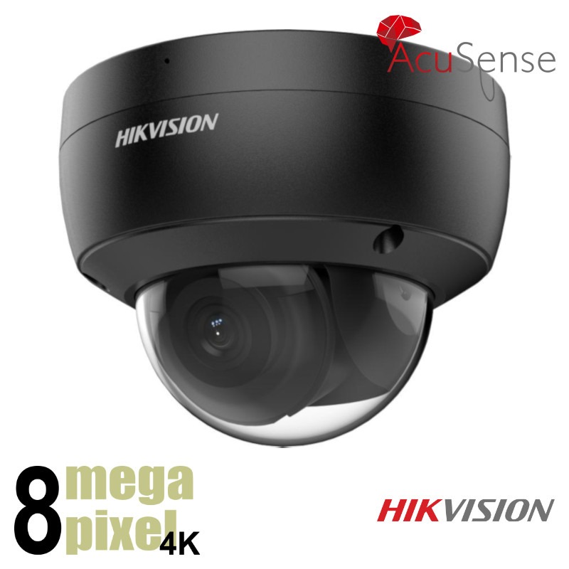 Hikvision 4K AcuSense IP camera - 2.8mm - 30m nachtzicht - DarkFighter - microfoon - 2CD2186G2-ISU-B