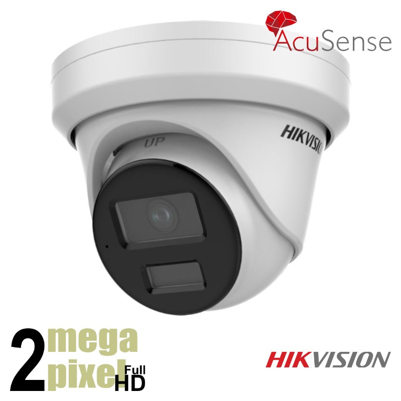 Hikvision Full HD AcuSense IP camera - 2.8mm - 30m nachtzicht - DarkFighter - microfoon - 2CD2326G2-IU