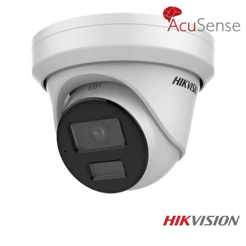 Hikvision 4MP AcuSense IP camera - 2.8mm - 30m nachtzicht - DarkFighter - microfoon - 2CD2346G2H-IU