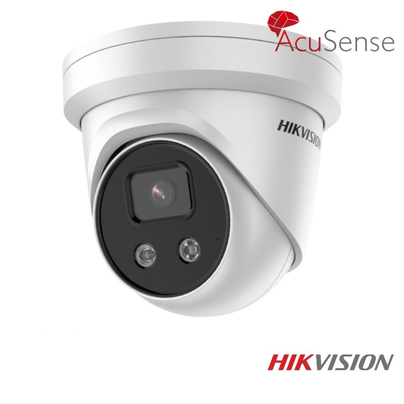 Hikvision 4 megapixel slimme camera - DarkFighter - 2,8mm lens - SD-kaart slot - DS2346-I