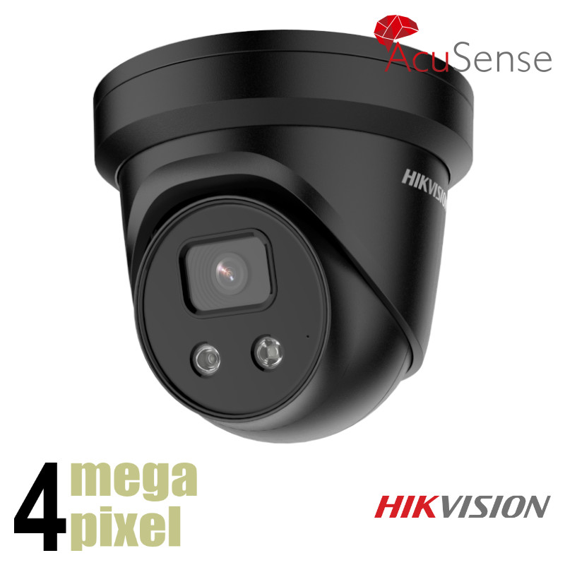 Hikvision AcuSense 4MP IP dome camera - ingebouwde microfoon - SD-kaart - 2CD2346G2-IU-B