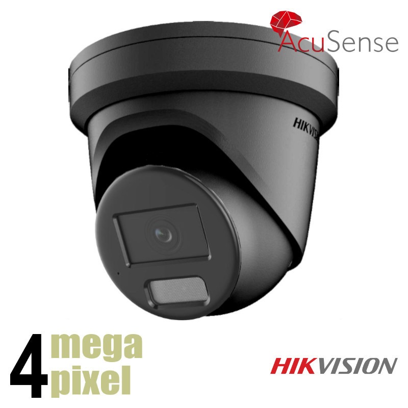 Hikvision 4MP AcuSense IP camera - 2.8mm - 30m nachtzicht - DarkFighter - microfoon - 2CD2346G2H-IU-B