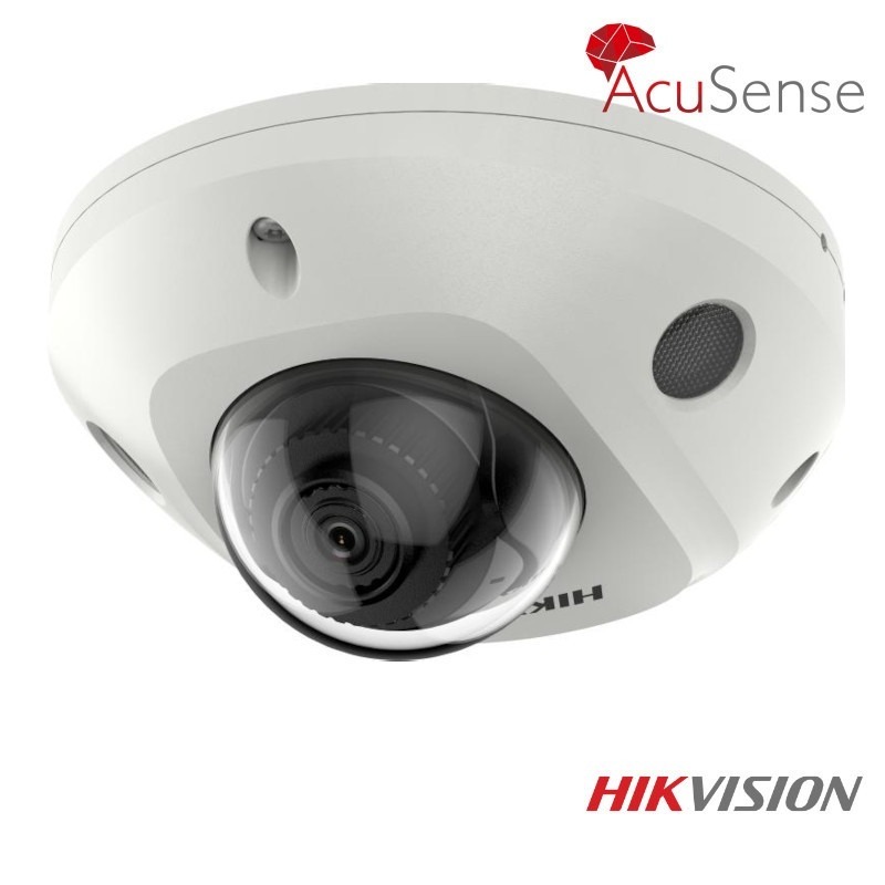 Hikvision 4K AcuSense IP camera - 2.8mm - 30m nachtzicht - DarkFighter - microfoon - 2CD2586G2-IS