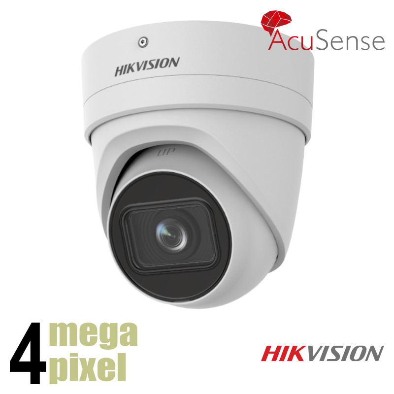 Hikvision 4 Megapixel Acusense  IP Dome Camera - 2,8-12mm lens  - DS-2CD2H46G2-IZS
