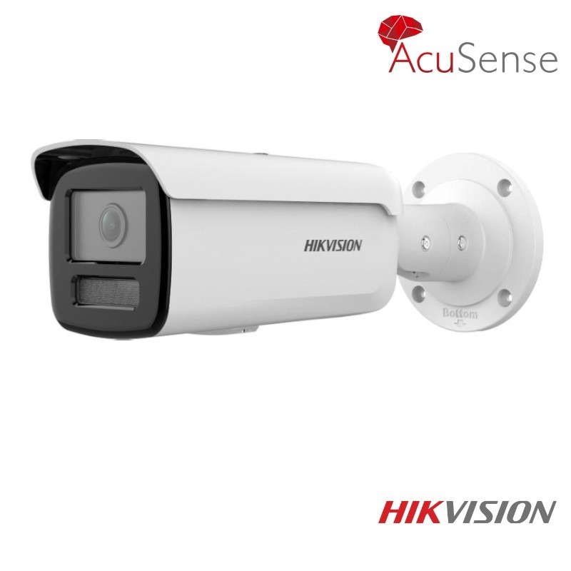 Hikvision 4K slimme bullet camera - microfoon - speaker - verlichting - ds2t86g2-isu/sl