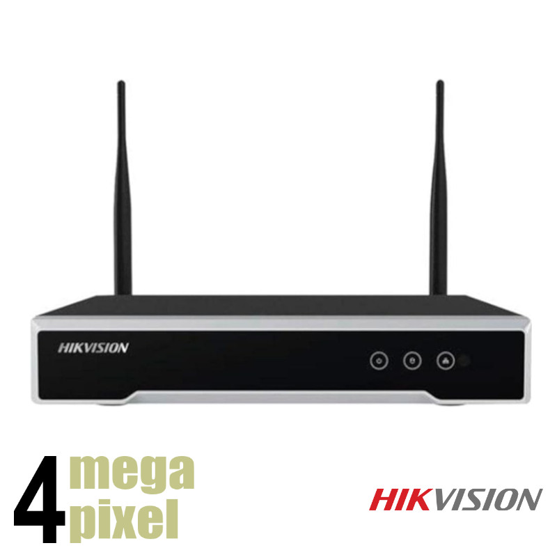 Hikvision 4 megapixel 4 kanaals wifi NVR recorder - DS-7104NI-K1/W/M