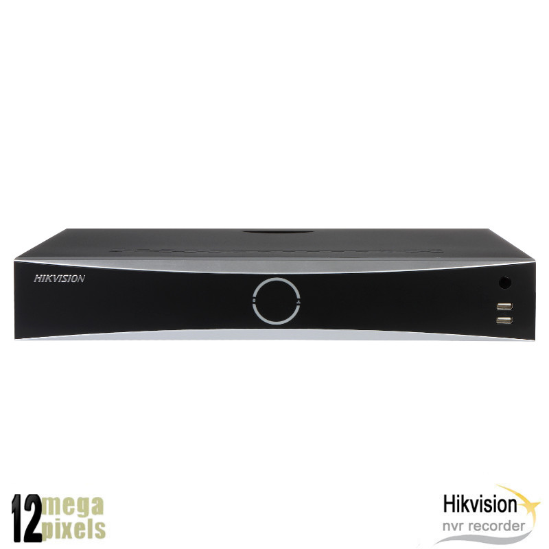 Hikvision 12MP AcuSense 32 kanaals NVR recorder - audio - geen PoE - DS-7732NXI-I4/SQ