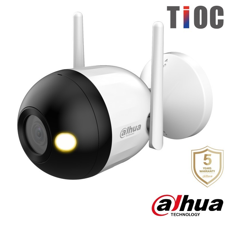 Dahua 4MP wifi TiOC bullet camera - microfoon en speaker - full color - F4C-PV