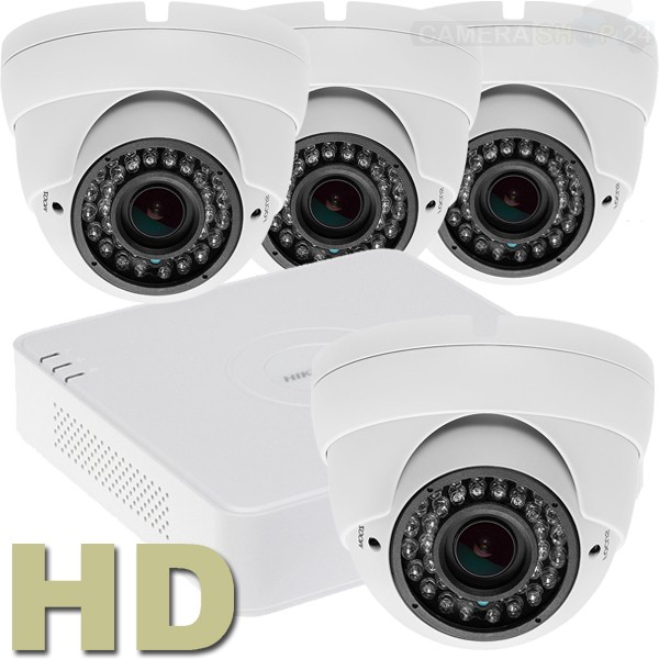 HD camerasysteem Hikvision DVR nacht 35mtr - cvs463 *pakket met 4 camera's