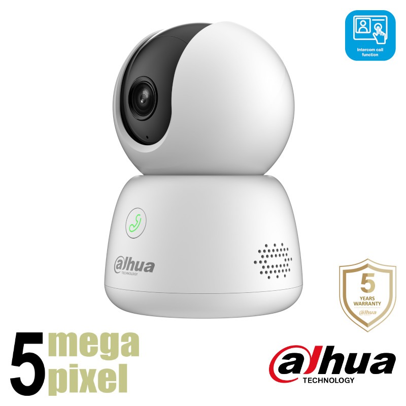 Dahua Hero A1 5MP wifi binnencamera - smart tracking - intercom functie - H5B