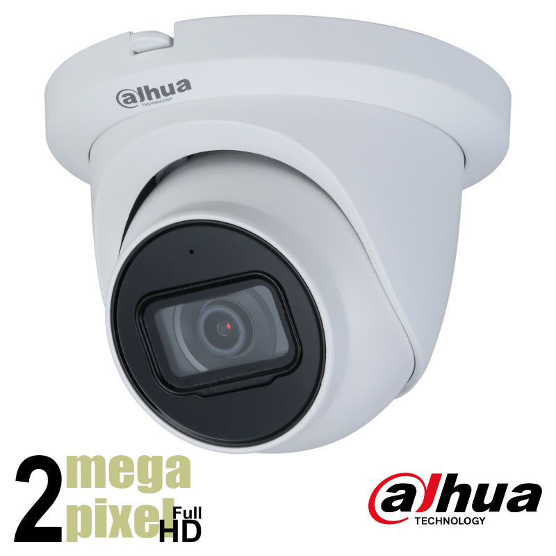Dahua 2MP CVI dome camera - 60m - starlight - Microfoon - 2,8mm- HDW2241TMQP-AK1