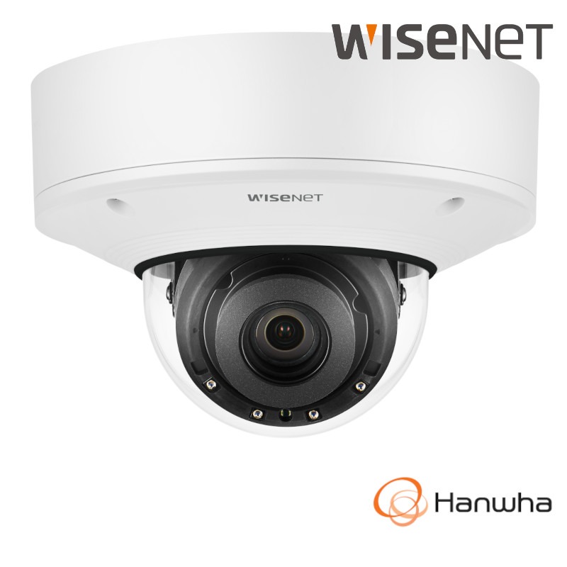 Hanwha 4K IP dome - 40m - Motorzoom - X-serie - Wisenet7 - XNV-9082R