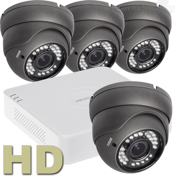 HD camerasysteem Hikvision DVR nacht 35mtr - cvs462 *pakket met 4 camera's