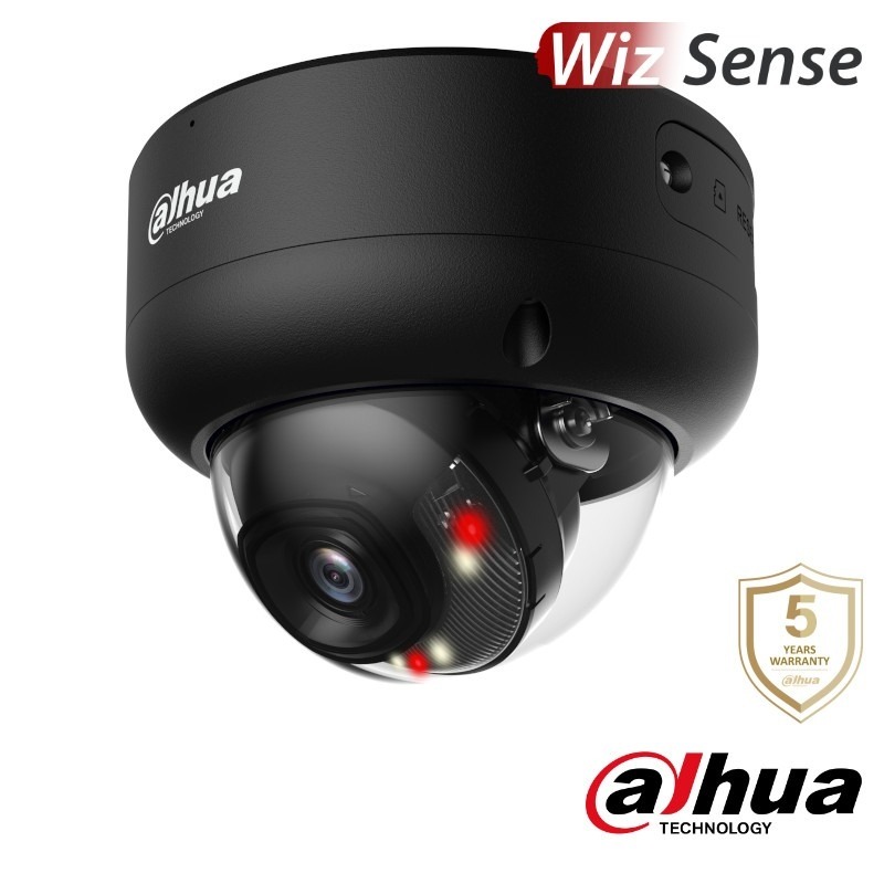 Dahua 4K IP dome - 30m - 2.8mm - Dual Light - WizSense - HDBW3849E-AS-IL-B