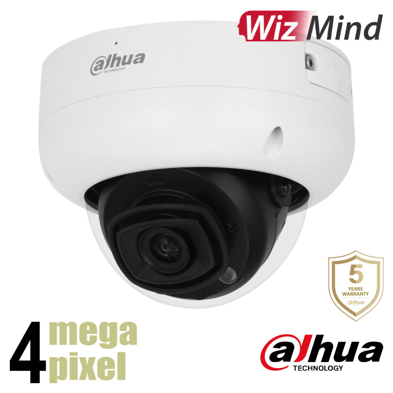 Dahua 4MP IP dome - 50m - 2.8mm - Starlight - WizMind - HDBW5442R-ASE
