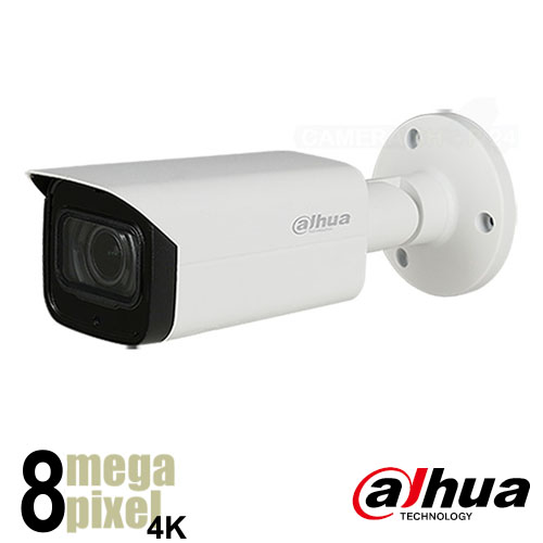 Dahua 4K/8MP CVI camera - 80m nachtzicht - 3.6mm lens - starlight - microfoon - HFW2802TP-A