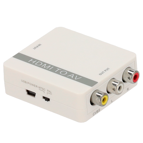 HDMI‑AV Converter – HDMI naar AV (CVBS) met stereo‑audio, 1080p - cv4515N
