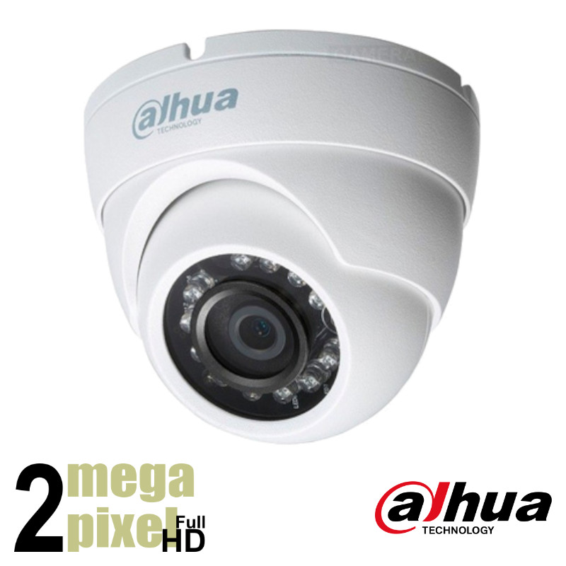 Dahua Full HD CVI dome camera - 30m nachtzicht - 2.8mm lens - HDW1200MP