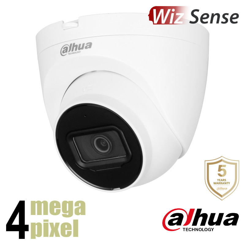 Dahua 4 megapixel IP camera - WizSense - SD-kaart slot - microfoon - HDW2441T-S