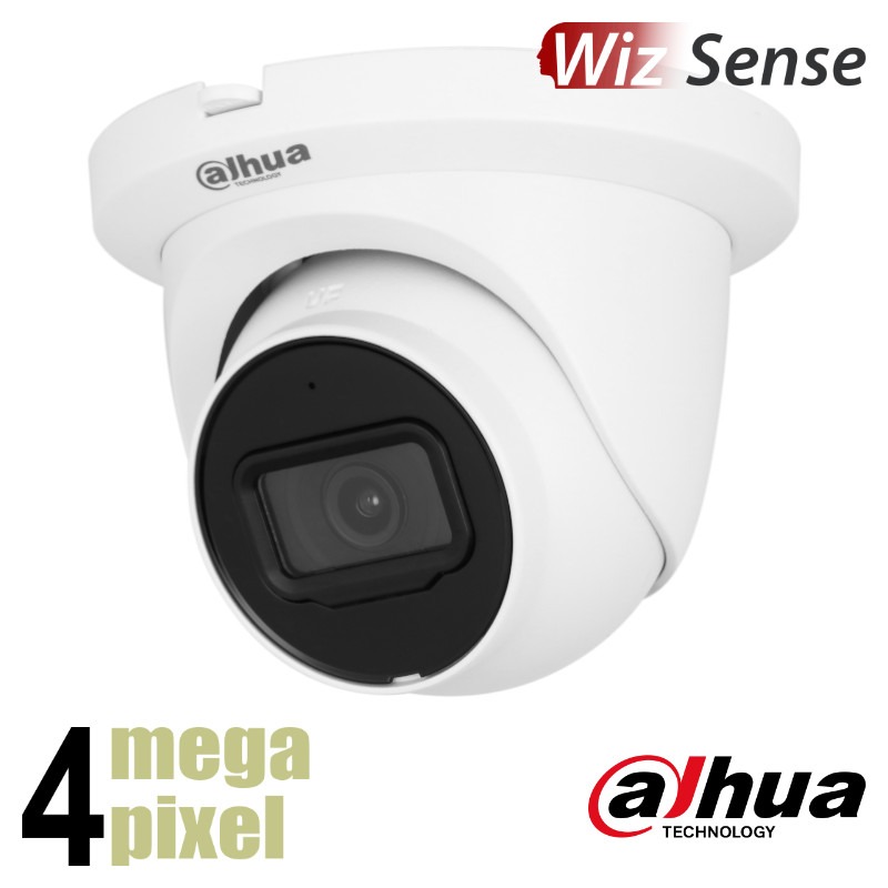 Dahua WizSense 4MP IP dome camera - starlight - microfoon - 30m - 2.8mm - HDW2441TM-S