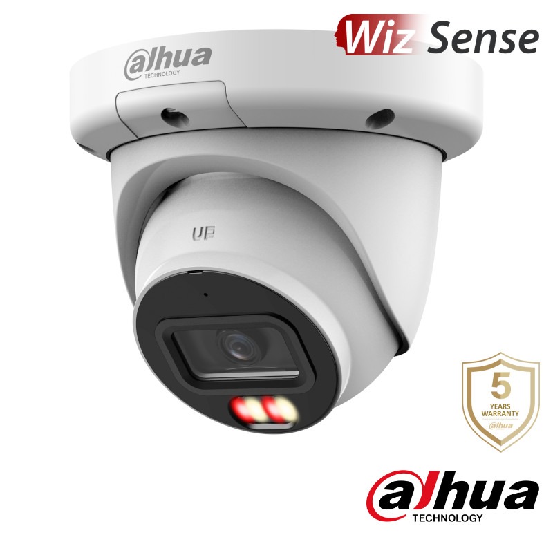 Dahua Full HD IP-Dome Camera -Smart Dual Light & WizSense – HDW3249QM-S-IL