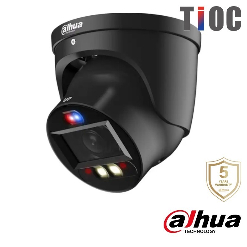 Dahua 4MP IP dome - 50m - motorzoom - Dual Light - TiOC - HDW3449H-ZAS-PV-B