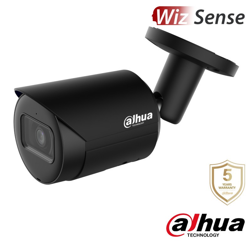 Dahua 4MP IP Bullet Camera Zwart 30m Nachtzicht Starlight – HFW2441S-S-B