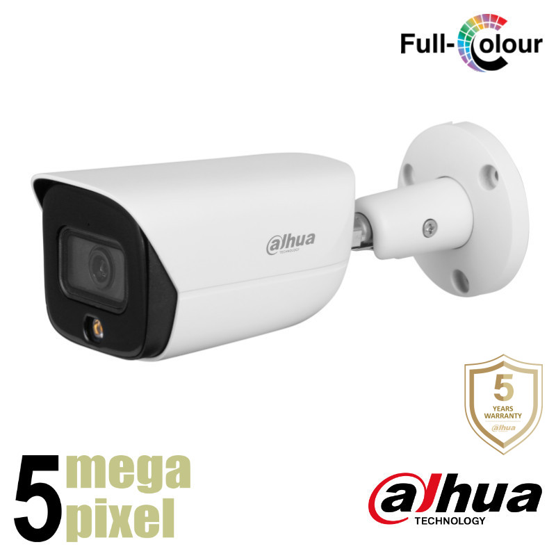 Dahua 5MP Full Color IP camera - WizSense - microfoon - HFW3549EP-AS-LED-028